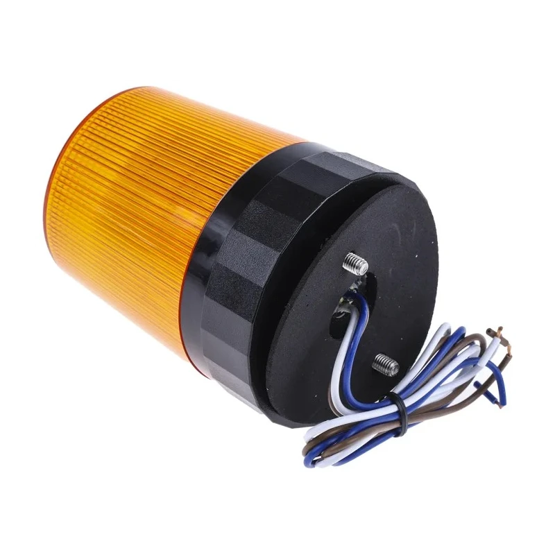RS PRO Amber Beacon 230V AC Flashing LED Bulb IP67 4 x 4W LEDs Height 95mm Model 907-5996
