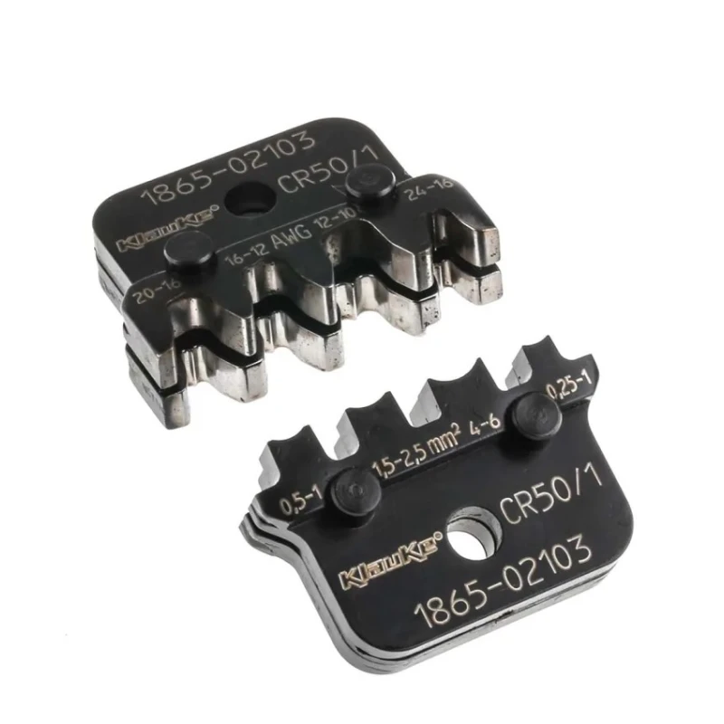 Klauke Coaxial Type Crimping Die Non-Insulated 6 mm² Cutting Capacity CR50/1