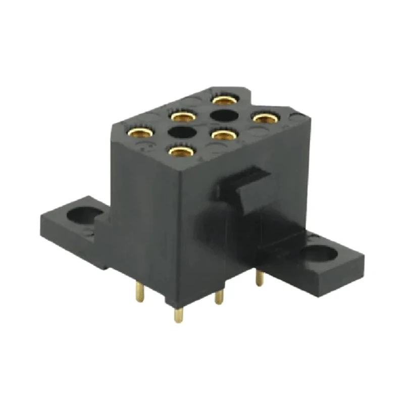 Souriau Sunbank by Eaton SMS Series Straight PCB Socket 6-Contact 2 Row 5.08 mm Pitch 250V SMS6RE3TR29