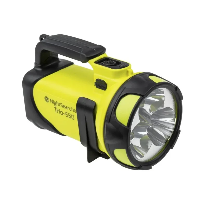 Nightsearcher LED Searchlight Yellow Blue Grey Rechargeable Lithium-ion Battery 4500mAh IP54 NSTRIO550Y