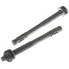 RS PRO Carbon Steel Galvanised Through Anchor Bolt M10 x 125 mm Black Zinc Plated 908-6700