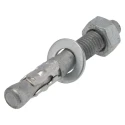 RS PRO Carbon Steel Galvanised Through Anchor Bolt M12 x 85 mm 12 mm Thread 908-6703