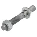 RS PRO Carbon Steel Galvanised Through Anchor Bolt M12 x 85 mm 12 mm Thread 908-6703