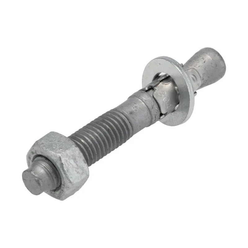 RS PRO Carbon Steel Galvanised Through Anchor Bolt M12 x 85 mm 12 mm Thread 908-6703