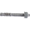 RS PRO Carbon Steel Anchor Bolt M12 x 100 mm Galvanised Through Bolt 908-6707