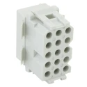 Souriau Sunbank by Eaton SMS Female Connector Housing Panel Mount 15 Contacts 5 Row 5.08mm Pitch SMS15R3