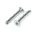 RS PRO Carbon Steel Anchor Bolt M10 x 60 mm Black Zinc Plated, Nickel Plated 908-6747