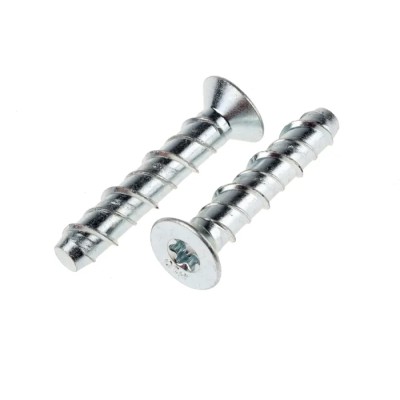 RS PRO Carbon Steel Anchor Bolt M10 x 60 mm Black Zinc Plated, Nickel Plated 908-6747