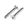 RS PRO Carbon Steel Anchor Bolt M10 x 60 mm Black Zinc Plated, Nickel Plated 908-6747