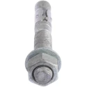 RS PRO Carbon Steel Galvanised Through Anchor Bolt M16 Thread Size, 110 mm Length, 16 mm Drill Diameter 908-6713