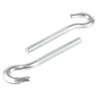 RS PRO Carbon Steel Forged Hook Anchor Bolt M10 Thread Size, 116 mm Length, 10 mm Drill Diameter, Black Zinc Plated 908-6775
