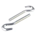RS PRO Carbon Steel Forged Hook Anchor Bolt M12 Thread Size 12 mm Drill Diameter 146 mm Length 908-6779