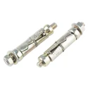 RS PRO Carbon Steel Shield Anchor Projecting Bolt M6 Thread Size 45 mm Length 12 mm Drill Diameter Zinc Plated 908-6854