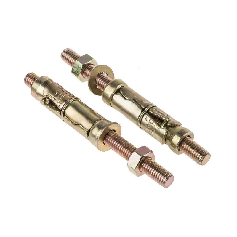 RS PRO Carbon Steel Shield Anchor Projecting Bolt Thread Size M8 Length 50mm Drill Diameter 14mm Zinc Plated 908-6864