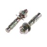 RS PRO Carbon Steel Passivated Zinc Plated Through Bolt Anchor M8 x 50 mm 8 mm 908-6943