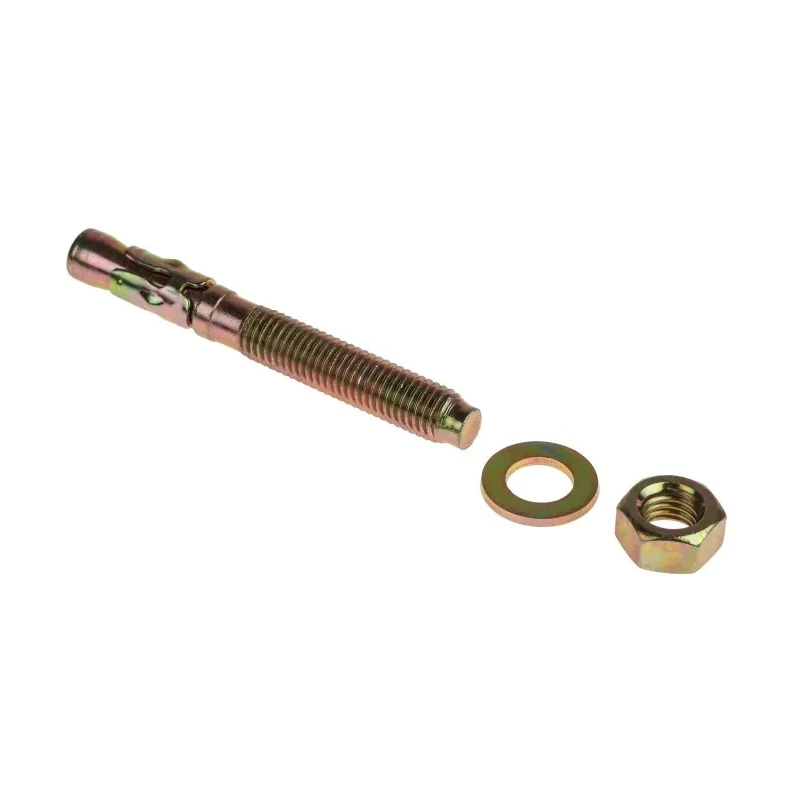RS PRO Carbon Steel Zinc Plated Through Anchor Bolt M16 x 150 mm DIN Standard 908-6987