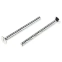 RS PRO Slot Countersunk Steel Machine Screw M4 40 mm Passivated Zinc Plated 908-7416