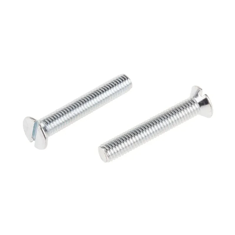 RS PRO Slot Countersunk Steel Machine Screw 30 mm M5 908-7422