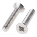 RS PRO Pozidriv Countersunk Steel Machine Screw M2.5 12 mm Length Passivated Zinc Plated 908-7479