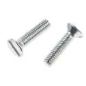 RS PRO Slot Countersunk Steel Machine Screw 10 mm M2.5 908-7356