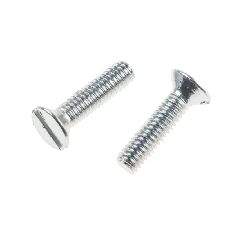 RS PRO Slot Countersunk Steel Machine Screw 10 mm M2.5 908-7356