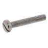 RS PRO Slot Pan Steel Machine Screw M3.5 Thread, 16 mm Length, Passivated Zinc Plated Finish 908-7595