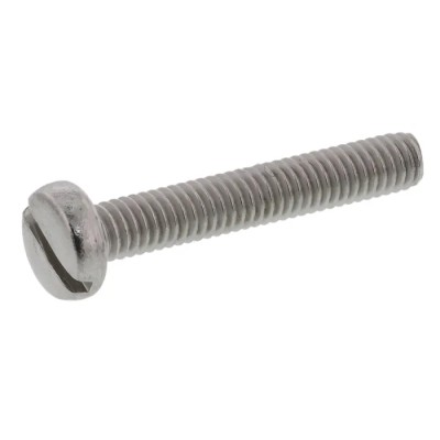 RS PRO Slot Pan Steel Machine Screw 16 mm M8 908-7615