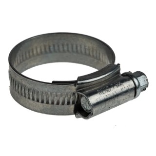 Jubilee Zinc Plated Mild Steel Slotted Hex Worm Drive Hose & Jubilee Clip 25-35 mm 1MS