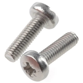 RS PRO Pozidriv Pan Steel Machine Screw 25 mm M3.5 908-7671