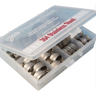 Jubilee 32 Piece Stainless Steel Hose Clip Kit PPSS