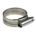 Jubilee Stainless Steel Worm Drive Hose Clip Slotted Hex Screw Head 25-35 mm Zinc Plated 1SS