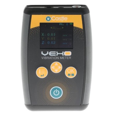 Castle Vibration Meter Acceleration 3 Axis OLED Display Tactile Keypad GA2006H