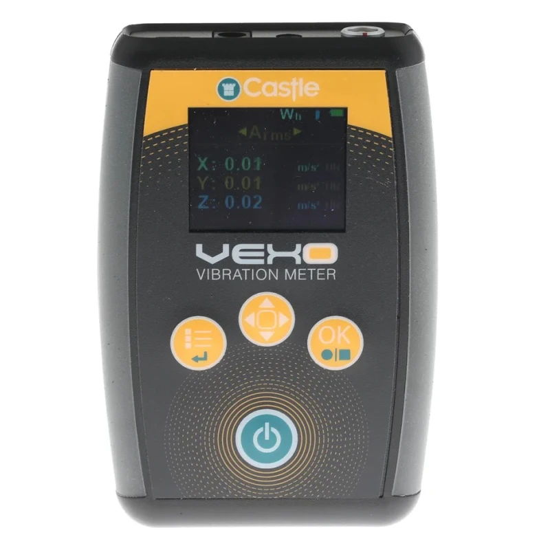 Castle Vibration Meter Acceleration 3 Axis OLED Display Tactile Keypad GA2006H