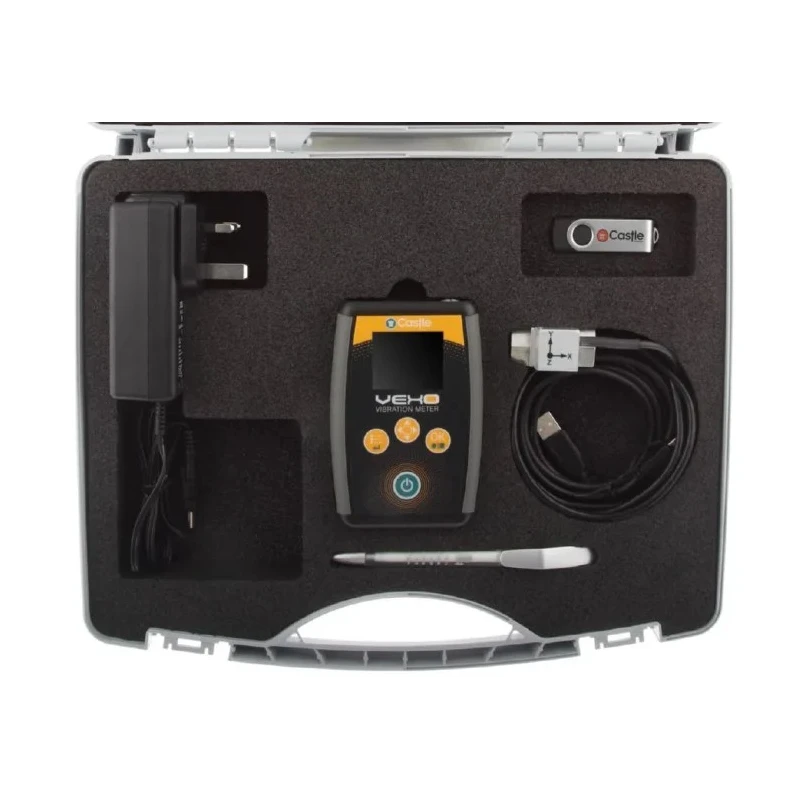 Castle Vibration Meter Acceleration 3 Axis OLED Display Tactile Keypad GA2006H