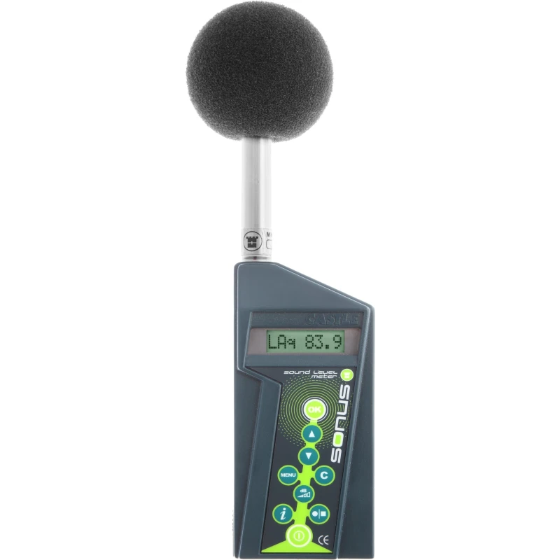 Castle Sonus GA116E Class 1 Data Logging Sound Level Meter 20 dB to 133 dB 20 kHz Maximum Frequency GA116E