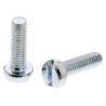 RS PRO Bright Zinc Steel Slotted Cheese Head Machine Screw M4 Thread 35 mm 908-7769