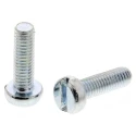 RS PRO Slot Cheese Steel Machine Screw M5 Thread, 50 mm Length Bright Zinc Finish 908-7788