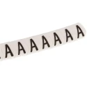 HellermannTyton Helagrip Slide-On Cable Marker Black, Pre-printed "A", 3 mm Cable, White, 1 mm Cable 901-10538 909-2954-PVC