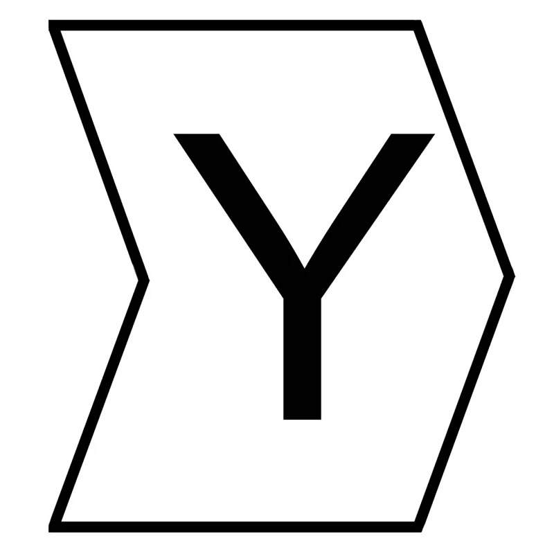 HellermannTyton HGDC Pre-Printed Slide-On Polyvinyl Chloride Cable Marker, Black Legend "Y", White 901-10556 909-3014-PVC