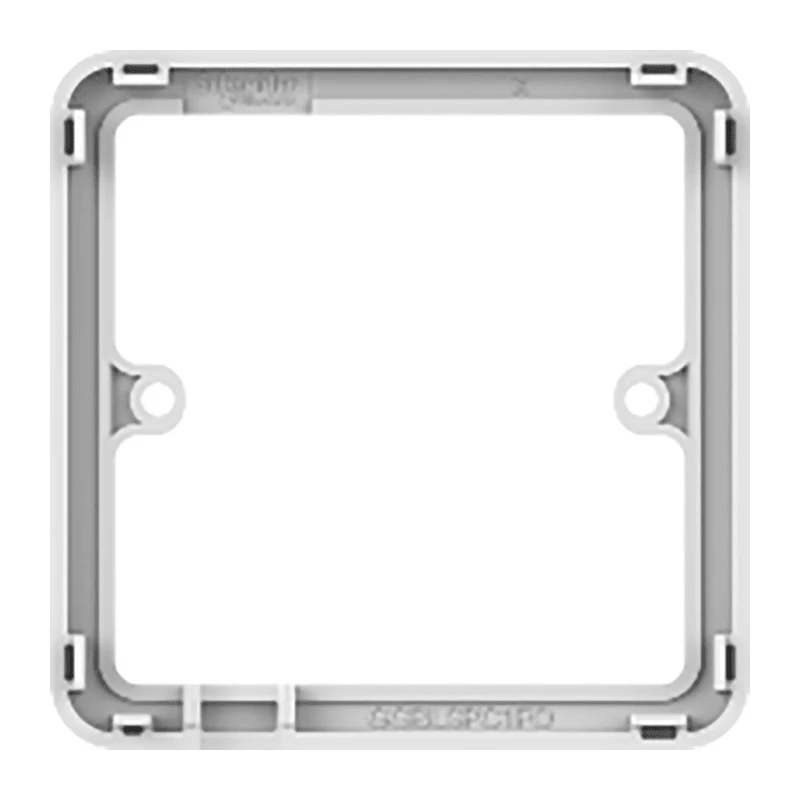 Schneider Electric White 1 Gang Light Switch Cover Lisse GGBLSPC1FO