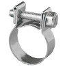 Jubilee Zinc Plated Mild Steel Slotted Hex Mini Nut Bolt Hose & Jubilee Clip 12 mm ID NB1012MS