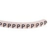 HellermannTyton HGDC Slide-On Cable Marker, Black, Pre-printed "P", 1 mm to 3 mm Cable Diameter 901-10553 909-3008-PVC
