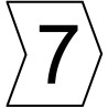 HellermannTyton Helagrip Slide-On Cable Marker Black Pre-printed "7", for 2-5 mm Cable Diameter 3.5 901-10577 909-3086 PVC