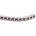 HellermannTyton HGDC Slide-On Cable Marker Black, Pre-printed "M", 5 mm Max Cable Diameter, 2 mm Min 901-10594 909-3149-PVC