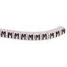 HellermannTyton HGDC Slide-On Cable Marker Black, Pre-printed "M", 5 mm Max Cable Diameter, 2 mm Min 901-10594 909-3149-PVC