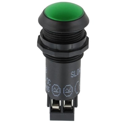 Sloan Green Panel Mount Indicator, 20mA Current, IP65 Protection, Prominent Bezel Style IP65