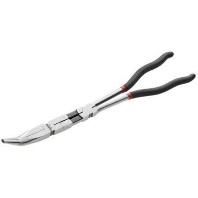 Facom Long Half-Round Nose Plier Serrated 340mm Overall Length 77mm Jaw 45° Nose Angle 195.34L