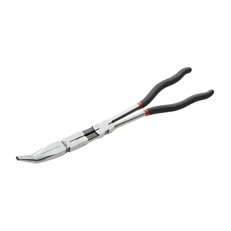 Facom Long Half-Round Nose Plier Serrated 340mm Overall Length 77mm Jaw 45° Nose Angle 195.34L