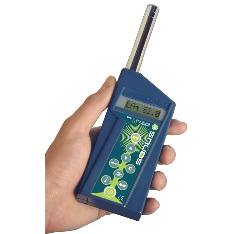 Castle Sonus Class 2 Integrating Sound Level Meter 35 dB to 140 dB, 8 kHz Max GA216i