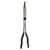 Facom Long Half-Round Nose Plier Serrated Jaw 81mm, Ergonomic Handle, 340mm Overall Length 185.34L
